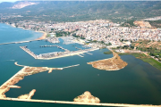 Sant Carles de la Ràpita, en una imatge aèria.