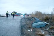 Imatge de la zona de l'accident, on van morir tres veïns de l'Arboç.