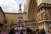 3de9f de la Colla Jove Xiquets de Tarragona a la diada de l'Esperidió.