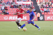 Uche, durant una acció del Nàstic-Oviedo de fa dues jornades.