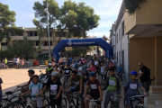 Imatge de la Pedalada Popular de Cunit, en la qual enguany hi van participar 205 persones.