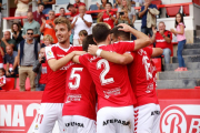 Barreiro, celebrant un gol en una imatge d'arxiu.