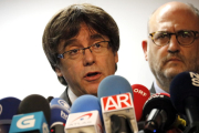 Imatge del president destituït, Carles Puigdemont.