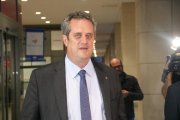 Imatge de Joaquim Forn abans de començar un Consell Nacional extraordinari.