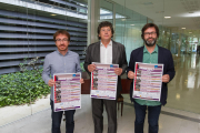 Els responsables de la programació de l'Auditori Josep Carreras a la presentació de la temporada.
