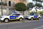 Imatge dels nous vehicles policials de la Policia Local d'Atlafulla, adquirits per sistema de rènting per quatre anys.