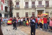 Concentració espanyolista a Reus.