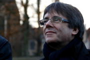 El president i candidat de Junts per Catalunya Carles Puigdemont en una imatge a Bruges el 25 de novembre (horitzontal)