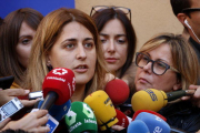 La coordinadora general del PDeCAT, Marta Pascal, durant una compareixença amb la premsa aquest dilluns 30 d'octubre de 2017.