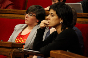 La defensa de les exdiputades de la CUP Mireia Boya i Anna Gabriel