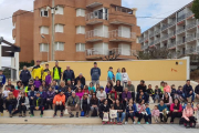 Los participantes hicieron un recorrido de 1,5 kilómetros.