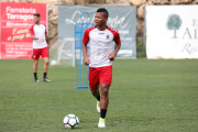 El davanter del Nàstic Uche es perdrà el partit per lesió.