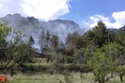 L'incendi s'ha produït a l'entrada del municipi del Baix Ebre.