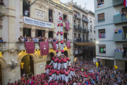 3 de 10 amb folre i manilles de la Colla Vella dels Xiquets de Valls a Firagost