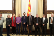 Imatge de la reunió al Parlament.