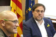 Imatge de Oriol Junqueras i Raül Romeva.