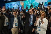 El presidentdel govern espanyol Mariano Rajoy a la convenció del PP.