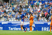 Toché va ser un malson en el partit de la primera volta, autor de dues de les tres dianes de l'Oviedo.