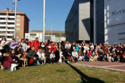 Fotografia de tots els participants amb les seves mascotes