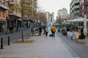 Una imatge d'arxiu de la zona del Carrilet on va tenir lloc la trifulga.