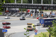 Imatge d'un peatge a una autopista francesa.