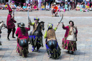 Imatge d'arxiu del Ball de Cavallets en l'actuació de lluïment del dia de Sant Pere.