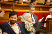 El president del PPC, Xavier García Albiol, al debat d'investidura.