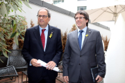 Quim Torra i Carles Puigdemont, a Berlín.