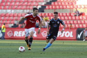 Carlos Blanco, durant un partit amb la samarreta del Nàstic.