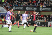 L'únic gol de Querol aquesta temporada el va aconseguir contra el Valladolid a l'Estadi.