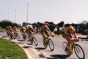 Imatge d'arxiu de la Volta Ciclista a Catalunya l'any 2000 amb final a Vila-seca.