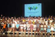 Foto dels 200 esportistes locals reconeguts per l'Ajuntament