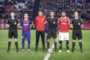 Varón Aceitón, durant el Nàstic-Barça B de la campanya passada.