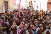 Una imatge d'arxiu d'una de les carrosses durant la rua matinal a Reus.