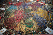 Imatge del  darrer Concurs de Castells