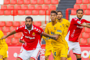 Imatge de Fali en una jugada del partit contra l'Alcorcón, disputat al Nou Estadi el passat mes d'octubre.