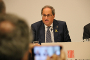 El president de la Generalitat, Quim Torra encapçala la presentació del projecte IdentiCAT.