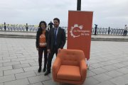 Rubén Viñuales, amb Sònia Orts al Balcó del Mediterrani