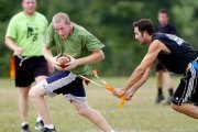 Un partit de flag football.