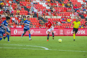 Lolo Plà, durant el Nàstic-Llagostera