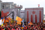 La manifestació de la Diada està sent multitudinària