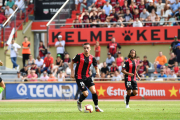 Imatge del partit del diumenge a l'Estadi contra l'Albacete.