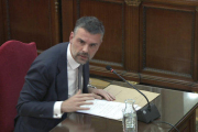 L'exconseller Santi Vila, declarant al Tribunal Suprem el 21 de febrer del 2019.