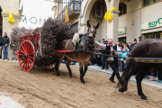 Un dels carros en el tram conegut com els tombs de l'Ajuntament, un dels més difícils i espectaculars.