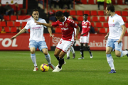 Luis Suárez, durant el Nàstic-Zaragoza.