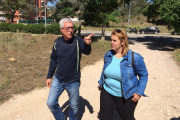 Josep Fèlix Ballesteros al Barri de Sant Ramon.