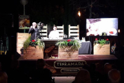 Imatge d'un showcooking de la Mostra de l'Enramada.