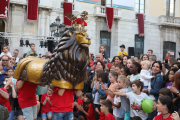 El lleonet en l'edició de l'any passat de Santa Tecla.