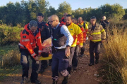 Javier Ramonena ha estat evacuat a l'Hospital del Vendrell per sotmetre's a una revisió, ja que presentava símptomes d'hipotermia i desnutrició.