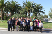 Foto de grup de la presentació de la junta de Manuel Villalba.